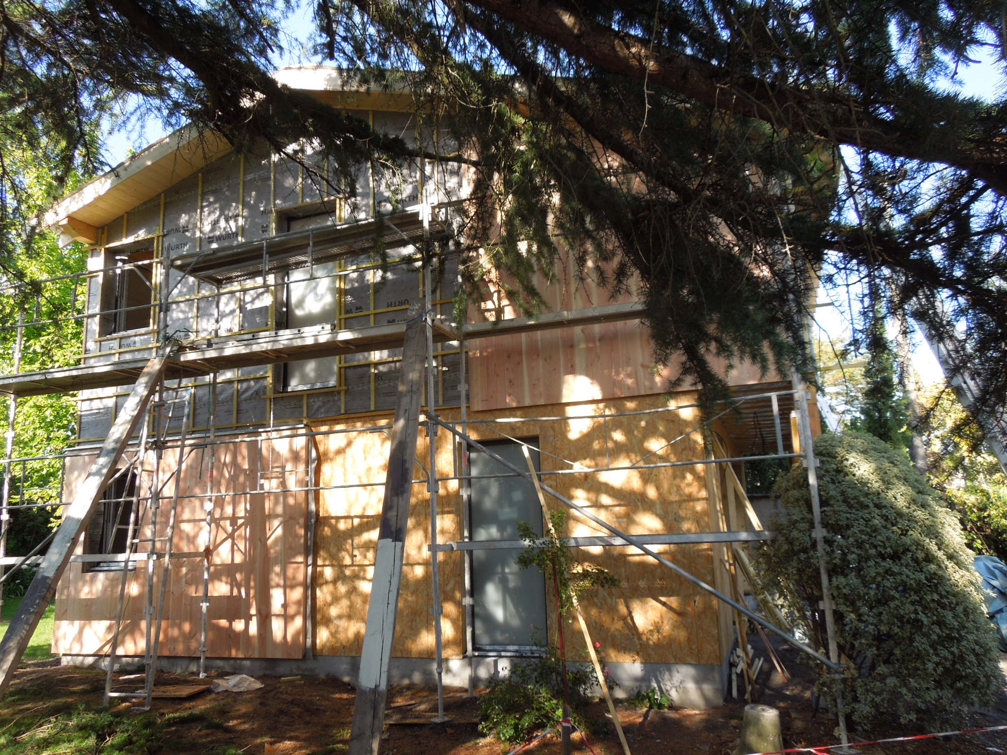 construction bardage maison